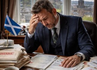 Sharp rise in Scotland Business distress